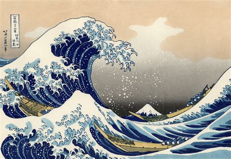  The Great Wave off Kanagawa - การผสานระหว่างความงามของธรรมชาติและจินตนาการอันไร้ขีดจำกัด